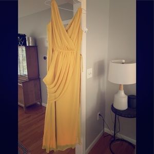 Sz 12 Lela Rose Dress. Marigold color. NWT